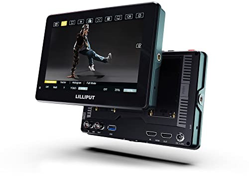 Lilliput HT7S 7 Pollice Camera Monitor Ultra Luminosità 2000 Nits Touch Screen HDMI 2.0 3G SDI 60HZ 1920 * 1200 3D-LUT Luce solare esterna leggibile con adattatore di alimentazione