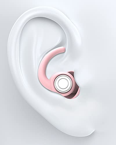 SUPCEAT Silicone Tappi Orecchie per Dormire, 2 Paia Tappi per le Orecchie Antirumore Lavabili Riutilizzabili per Sonno Leggero Riduci i rumori, per Lavoro, Feste, Studio, Discoteca, Concerti
