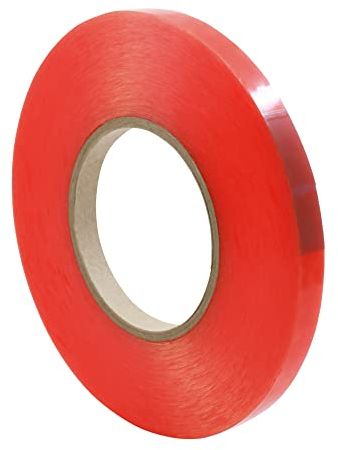 Kleberino Doppelseitiges Klebeband transparent | PET Folienklebeband sehr dünn und extrem stark klebend | Hochleistungsklebeband in Industriequalität (9mm x 50 m)