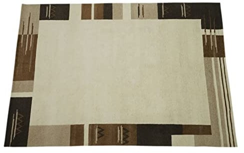 Compatible with Braun Beige Nepal Teppich Handgeknüpft 100% Wolle Orientteppich 250X300 cm N772