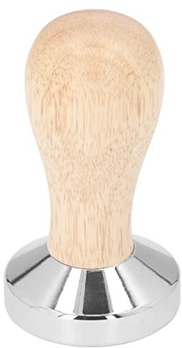 Fdit Kaffeepulver-Hammer, Leicht zu Greifender Kaffee-Tamper in Lebensmittelqualität, Abnehmbares Design, Edelstahl für Büro und Zuhause (49mm)