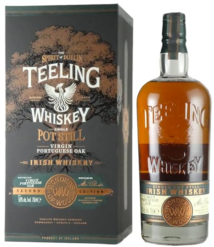 Teeling Whiskey Single Pot Still WONDERS OF WOOD Virgin Portuguese Oak Second Edition 50% Vol. 0,7l in Geschenkbox