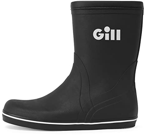 Gill Short Cruising Boot - Non-Slip 100% Rubber - Sailing Boating Yachting