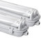 Daromigo LED Feuchtraumleuchte Wannenleuchte 120cm, 2 x 18w 3600LM Neutralweiß 4500K Doppelt T8 LED Röhre, IP65 Wasserfest Feuchtraumlampe Werkstattlampe für Garage, Keller, Büro (2 Stück)