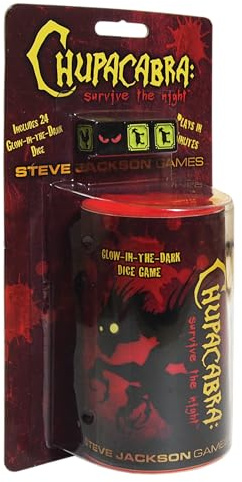 Steve Jackson Games | Chupacabra: Survive The Night | Fast-Paced Dice Game for 2 to 4 Players | Quick 10-20 Minute Gameplay | Perfect for Ages 10 and Up | Easy to Learn | English
