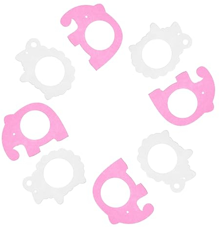 MILISTEN 16st Serviettenringe Aus Filz Esstisch Osterserviettenring Aus Filz Abendessen-Ostern-serviettenhalter Handtuchschnalle Serviettenschnalle Serviettenring Dekor Lampenserviettenring