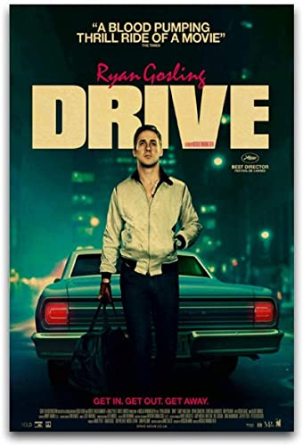 VALCLA Leinwand Druck Poster 50 * 70cm Senza Cornice Drive Ryan Gosling Movie3 Poster Soggiorno Camera da letto Pittura Opera d'arte