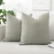 Artscope 2er Set Boucle-Kissenbezügen Wurfkissenbezug Moderne Dekokissen Kissenhülle Set Kissen Fall für Sofa Auto Schlafzimmer Zuhause Dekor 50x50cm, Wolkengrau