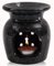 Radicaln Marble Oil Burner 4 Inches Black Handmade Essential Oil Diffuser for Living Room Décor, Ideal Candle Warmer, Wax Melts & Aromatherapy Diffuser
