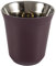 Dianoo Tasse à expresso en acier inoxydable de 160 ml, petite tasse isotherme en métal, double paroi isotherme, tasse à café capsule, violet