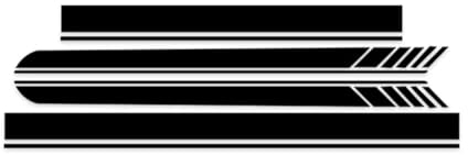 Seitenstreifen Schürze Aufkleber Autohaube Dach Heck Körper Aufkleber, für Mercedes Benz C-Klasse Coupe C205 A205 C63 S AMG C43 4Matic