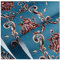 Generic Wallpaper, Vintage 3D Non-Woven Wallpaper European Pastoral Living Room Bedroom Background Wallpaper/Peacock Blue/0.53 * 10M