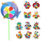 Qsvbeeqj Cartoon Windmühle Spinner Windrad Home Garten Hof Kinder Spielzeug