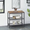 FurnitureR 3-Tier Storage Organizer, Kleiner Konsolentisch, Eingangsgestell, Seitentisch mit 2 Netzschichten, Metallrahmen, Upright Shelf für Zuhause, Sofa, Küche, Essen, Wohnzimmer, Hallway