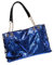 WATIIFUFU Mode Glitzer Handtasche Für Damen Große Umhängetasche Mit Zweifarbigen Wendepailletten Geräumige Einkaufstasche Mit Reißverschluss Und PU Lederriemen Blau Ideal Für Alltag