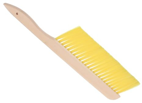 BESPORTBLE Hornet Sweep mit Holzgriff Bienenhalter schrubben Bienenstock Block imkereibedarf imkerbedarf Bienenbesen bienenbeute werkzeug Imker liefert Imkerbürste Plastik Yellow