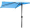 ILiemao Auvent Parasol Demi-Rond 2,7 x 1,4 m，Rechange Demi-Parasol Toile de Terrasse, sans Le Pied, Pas d'étagères, Pas de Support(M3)
