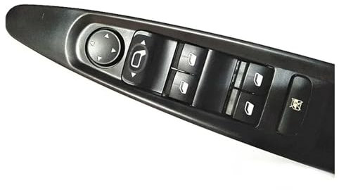 Mando Botonera Elevalunas para Citroen para C4 2004 2005 2006 2007 2008 2009 2010 Interruptor De Control De Ventana Eléctrica OEM 6554HA Botonera Elevaluna(Manual Rearview)