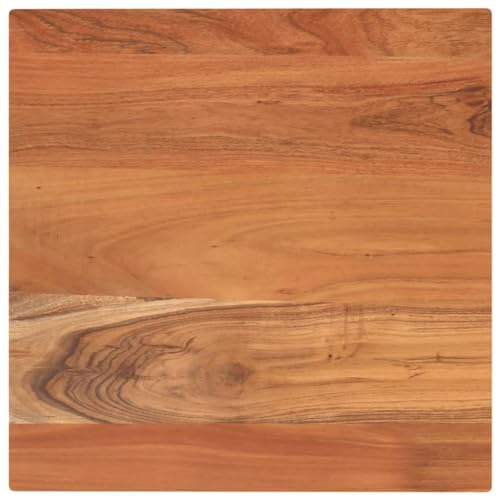 Arbeitsplatte Esstischplatte Tischplatte Dekorplatte,Tischplatte 60x60x3,8 cm Quadratisch Massivholz Akazie,Esstischplatte Für Bistrotisch,Bistrotische,Gartentisch,Gastronomie,Einfach Zu Warten