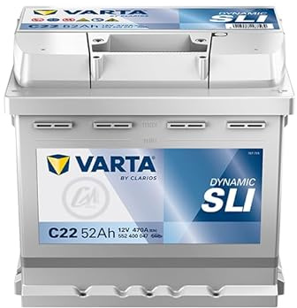 Varta Batteria Auto Dynamic SLI 552 400 047-12V 52AH 470A (C22)