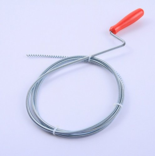 Rohrreinigungswelle Rohrreinigungs Spirale Abfluß Rohrreiniger mit Spiralende 2 Längen (1,5m x 5mm)