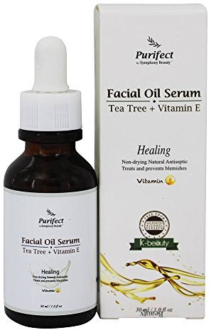 Purifect Facial Oil Serum With Vitamin E & Tea Tree, Calming, Purifying and Non-Drying, Suitable For All Skin Types 30ml