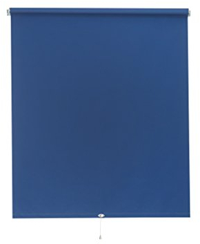 Sunlines HWA10174 Springrollo Verdunklung, Stoff, jeansblau/weiß, 122 x 180 cm