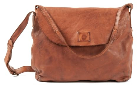 Harolds Submarine - Schultertasche 28 cm cognac