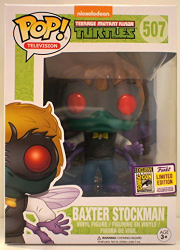 Baxter Stockman Funko POP SDCC 2017 exclusive with Summer con sticker