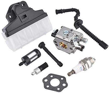 Cancanle Carburatore con guarnizione Olio Filtro carburante per STIHL 021 023 025 MS210 MS230 MS250 motosega Carburatore Walbro