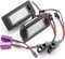 BOOMBOOST 2Pcs 24SMD LED Number License Plate Light Compatible for Volkswagen for VW for Golf for Jetta for Passat for Sharan for Touareg for Touran