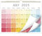 Kalender 2024-2025 - Wandkalender 2024-2025 von Juli 2024 - Dez. 2025 mit dickem Papier, 38,1 x 29,2 cm, perfekter Kalender 2024-2025 zum Organisieren