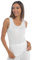 undercover lingerie 2 Pack Womens Thermal Built Up Strap Vest White Large