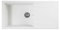 Fregadero incorporado STRADOUR CUBE, en SMC WHITE UNI - 17, 1 recipiente, tama�o 100 * 50 cm, desecho manual