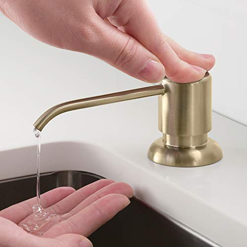 Kraus Kitchen Soap and Lotion Dispenser, Brass, Spot Free Antique Champagne Bronze