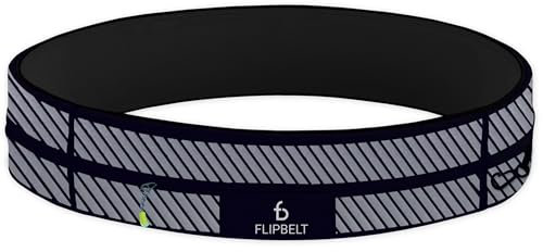 FlipBelt Reißverschluss, reflektierend, Schwarz, Größe L