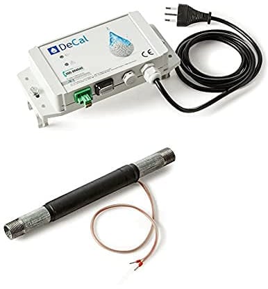 AQ Technology DeCal 12 - Descalcificador electrónico antical montado ½ 230 V – 3,5 W. Instalación con bobina ya envuelta en barril de ½ L. 250 mm
