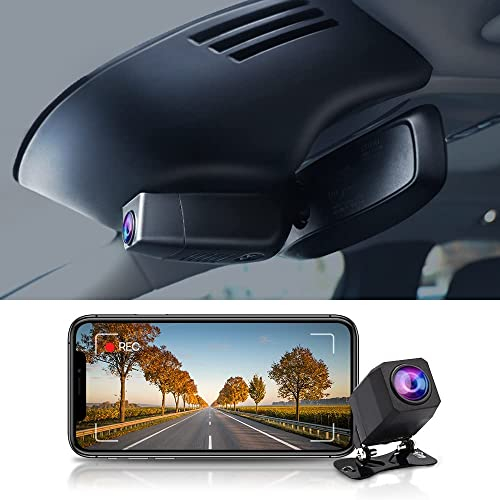 Fitcamx Dashcam Vorne Hinten 2160P + 1080P Passend für Volvo XC40 and XC40 Recharge P8 (Model B), OEM Dashcam 4k UHD Video WiFi, G-Sensor, Loop-Aufnahm, WDR Dashcam Auto, Plug & Play, 128GB Karte