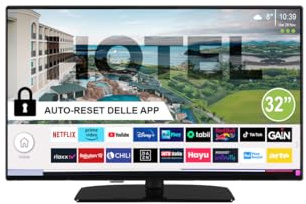 Interface Luxury Smart Tv per Hotel 32 pollici LED 32INT4200HH, Tuner DVB-T/T2/C/S2, Wi-Fi, Blocco volume/menù, 24 mesi di garanzia