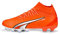 PUMA Herren PRO FG/AG Fussballschuh, Ultra ORANGE White-Blue Glimmer, 41 EU