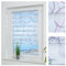 ourdeco® Doppel-Rollo, Duo Rollo Klemmfix / 60 x 160 cm, mit Druckmotiv Espiral Blue/lichtdurchlässig, Blickdicht