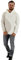 Project X Paris Sweat à Capuche Bicolore Style Vague Greige M