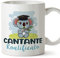 Mugffins Tazza in ceramica per CANTANTE uomo 11 oz / 350 ml - In italiano - Koalificato/Koalificata - Idea regalo per compleanno, anniversario, natale, laurea