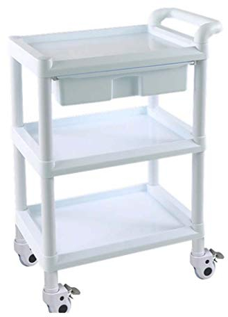 NOALED ABS-Schönheitssalonwagen mit 21 Schubladen/ohne Schublade optional, Friseurladen-Zahnarzt-Aufbewahrungsregal, abschließbarer Sockel-Rollwagen für Schönheitsgeräte, Tätowierung, Ped