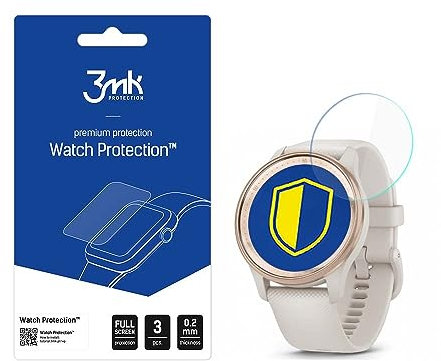 [3 Stk] Displayschutz/Smartwatch Display für Garmin Vivomove Trend - 3mk Watch Protection