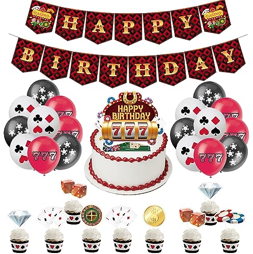 Geburtstagsdeko Spielkarten Geburtstag Luftballons Playing Cards Kuchen Deko Geburtstag Casino Geburtstag Girlande Playing Card Luftballons Deko Geburtstag Spielkarten Geburtstag Party Deko