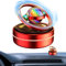 1PC Solar Rotating Aromatherapy Rotating Car Diffuser Dashboard Ornaments with 6 Aroma Tablet Solar Car Air Freshener Auto Spin Car Air Purifier for Car Vehicle Home Office Women Men Gift Red.