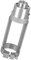 Baoblaze Adaptador de Broca de Agujero Cuadrado, Soporte de Fijación de Broca, Herramienta de Mortaja para Taladro Eléctrico Manual, Plata