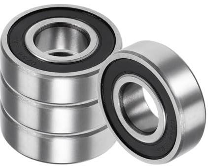 Kozelo 4 Stück 6204RS Kugellager - [20x47x14mm] Chromstahl Einseitig Geschirmte Rillenkugellager für Maschinenanwendungen Industrielle Ausrüstung