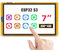 APKLVSR ESP-S3 ESP Display,ESP S3 Entwicklungsboard 7 Zoll TFT-Modul Touchscreen WiFi + Bluetooth ESP S3 Display Kompatibel mit Arduino/LVGL
